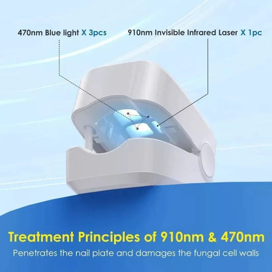 Nail Fungus Removal Therapy Device Treatment Cleaning Laser Toenail Fingernail Ausie Sales