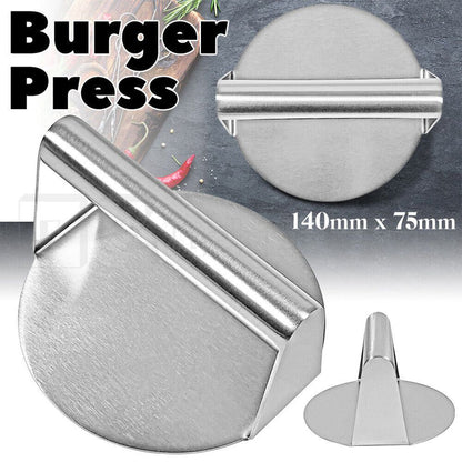 No-Rust Burger Press Meat Smasher Hamburger Steak for Griddle Accessory BBQ Home Ausie Sales