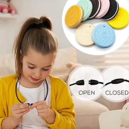 Oreo Sensory Chew Necklace For Biting, Teething, Autism, ADHD & Fidgeting My Store