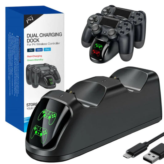 PS4 Controller Dual Fast Charger Dock Station PlayStation 4 Charging Stand Ausie Sales