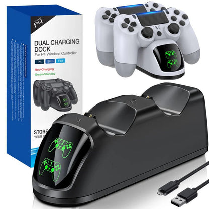 PS4 Controller Dual Fast Charger Dock Station PlayStation 4 Charging Stand Ausie Sales