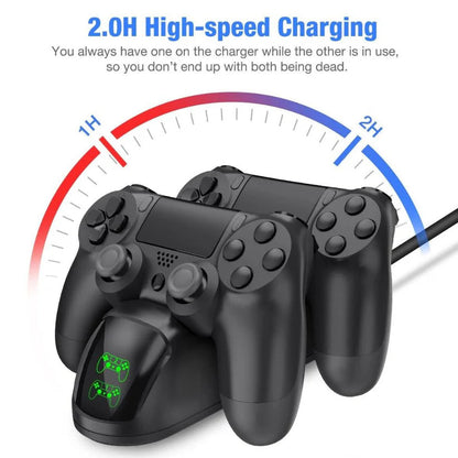 PS4 Controller Dual Fast Charger Dock Station PlayStation 4 Charging Stand Ausie Sales
