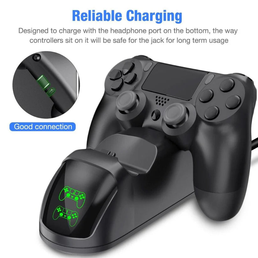 PS4 Controller Dual Fast Charger Dock Station PlayStation 4 Charging Stand Ausie Sales
