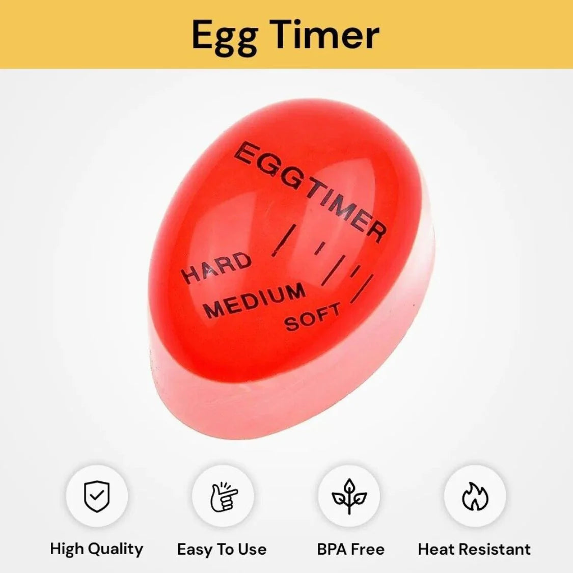 Perfect Boiled Eggs Colour Changing Egg Timer By Temperature Kitchen Helper Tool Ausie Sales