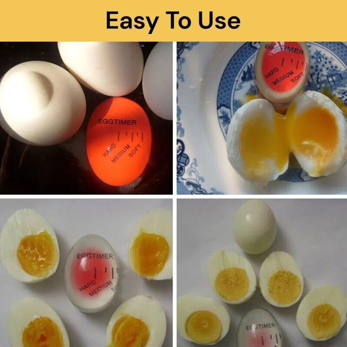 Perfect Boiled Eggs Colour Changing Egg Timer By Temperature Kitchen Helper Tool Ausie Sales