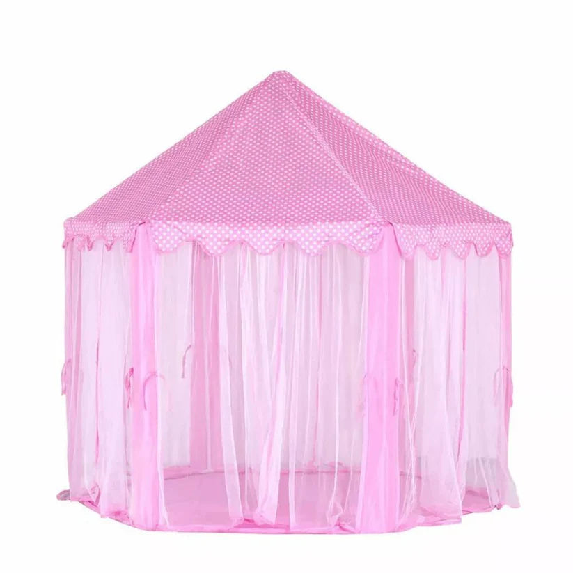 Pink Princess Castle Play Tent Kids Teepee Play House Outdoor Indoor Ausie Sales