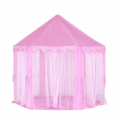 Pink Princess Castle Play Tent Kids Teepee Play House Outdoor Indoor Ausie Sales