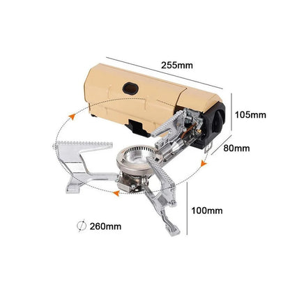 Portable Butane Stove Foldable 2600W Camping Stove Outdoor Cooking Gas Stove Ausie Sales