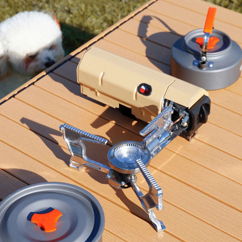 Portable Butane Stove Foldable 2600W Camping Stove Outdoor Cooking Gas Stove Ausie Sales