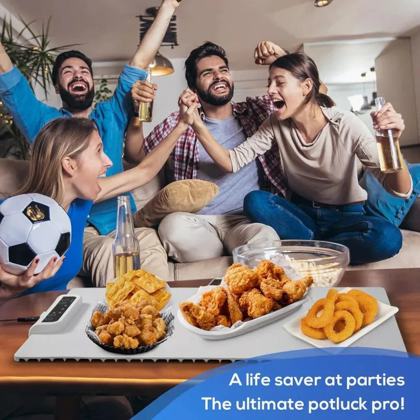 Portable Food Warming Mat Roll Up Heating Mat for Daily Use Party Gatherings Ausie Sales