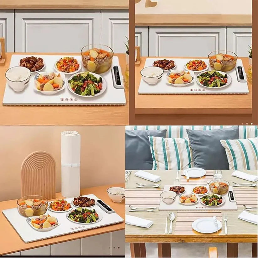 Portable Food Warming Mat Roll Up Heating Mat for Daily Use Party Gatherings Ausie Sales