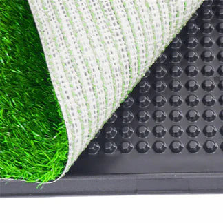 Portable Indoor Dog Pet Potty Training Toilet Large Loo Pad Tray 1 / 2 Grass Mat Ausie Sales