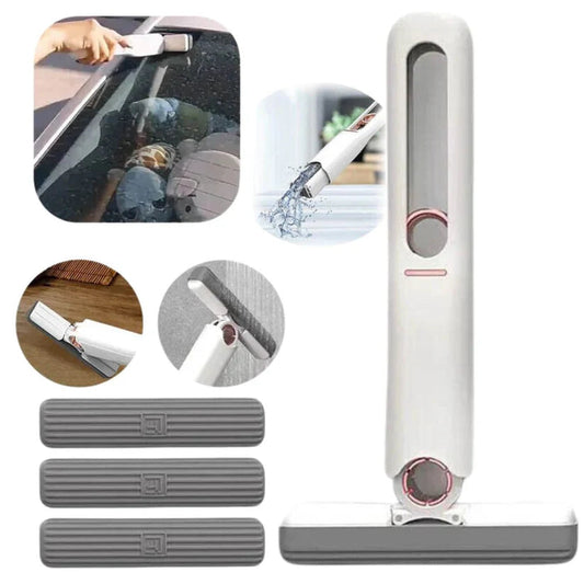Portable Mini Mop Self-Squeeze Wet Hand Free Home Window Cleaner Tools Ausie Sales