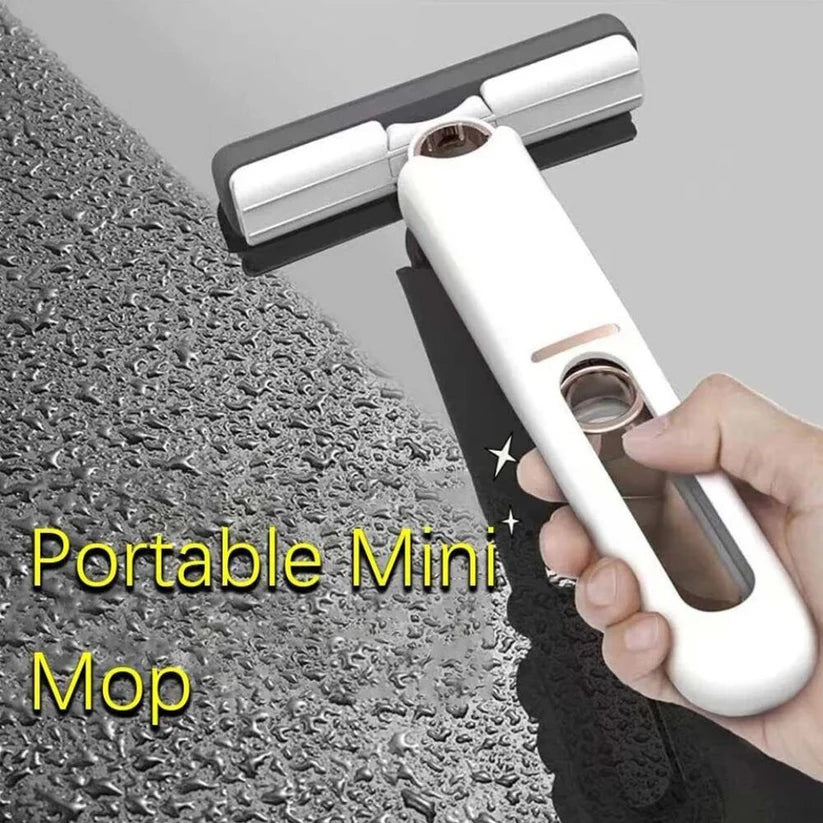 Portable Mini Mop Self-Squeeze Wet Hand Free Home Window Cleaner Tools Ausie Sales