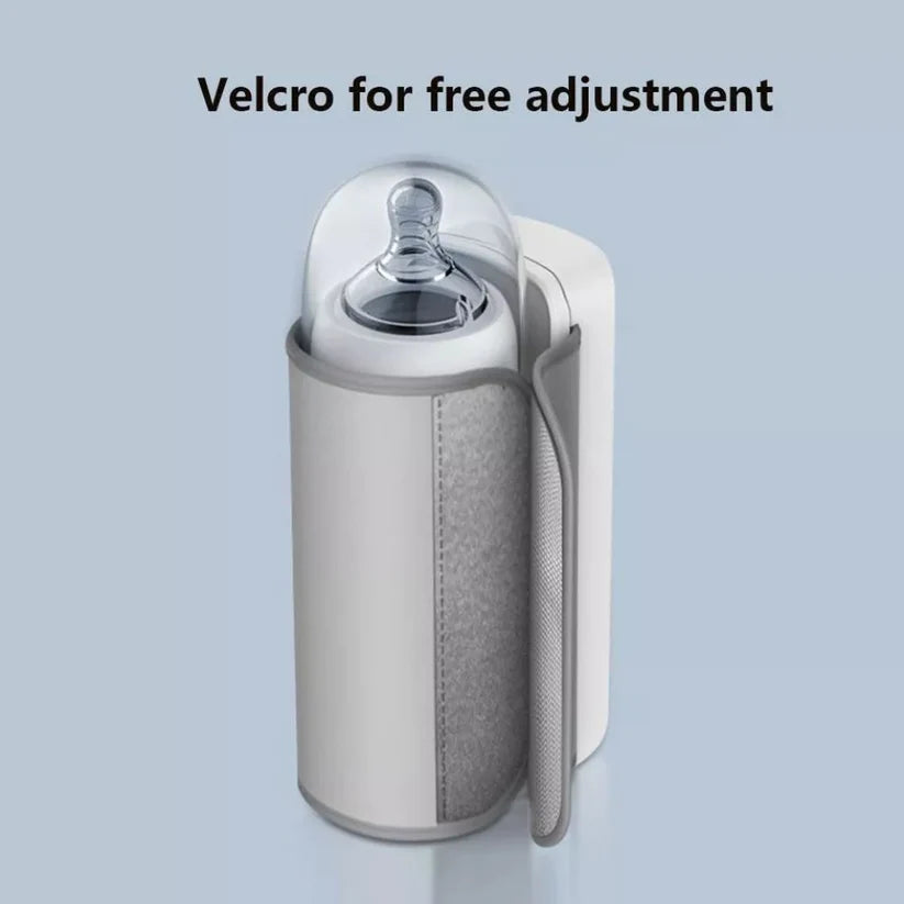 Portable USB Rechargeable Baby Bottle Warmer with Temperature Display Milk Heater Ausie Sales