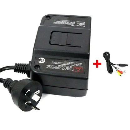 Power Supply Adapter Pack For N64 Nintendo 64 + PAL AV RCA Cable AU Plug My Store