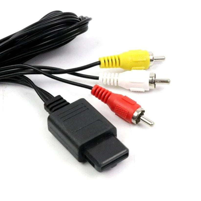 Power Supply Adapter Pack For N64 Nintendo 64 + PAL AV RCA Cable AU Plug My Store