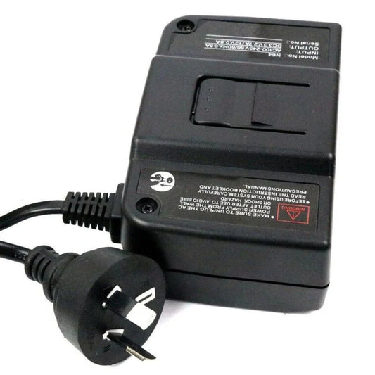 Power Supply Adapter Pack For N64 Nintendo 64 + PAL AV RCA Cable AU Plug My Store