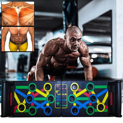 Push Up Board Rack Bar Grip Handle Gym Workout Fitness Stand Band Muscle Train My Store