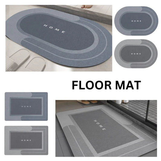 Quick Drying Floor Mat Super Absorbent Soft Non-Slip Diatom Mud Bath Floor Mat Ausie Sales