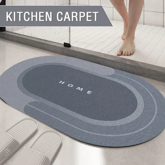 Quick Drying Floor Mat Super Absorbent Soft Non-Slip Diatom Mud Bath Floor Mat Ausie Sales