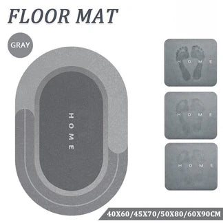 Quick Drying Floor Mat Super Absorbent Soft Non-Slip Diatom Mud Bath Floor Mat Ausie Sales
