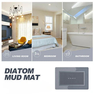 Quick Drying Floor Mat Super Absorbent Soft Non-Slip Diatom Mud Bath Floor Mat Ausie Sales