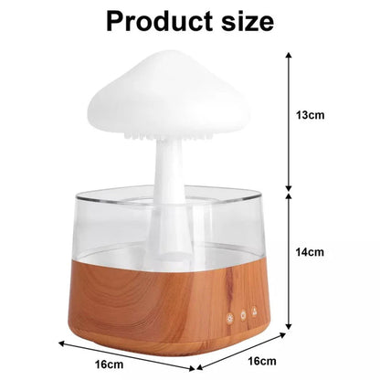 Rain Cloud Humidifier Desk Lamp Relaxing Aromatherapy USB Raindrop Sound Diffuser Ausie Sales