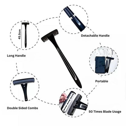 Razor Back Hair Shaver Men Safe Hair Removal Groomer Body Trimmer Body Leg Ausie Sales