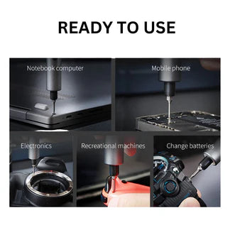 Rechargeable Electric Power Screwdriver Magnetic Cordless Screw Driver Precision Bit Set Ausie Sales