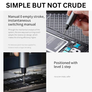 Rechargeable Electric Power Screwdriver Magnetic Cordless Screw Driver Precision Bit Set Ausie Sales
