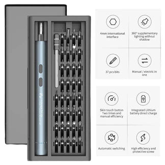 Rechargeable Electric Power Screwdriver Magnetic Cordless Screw Driver Precision Bit Set Ausie Sales