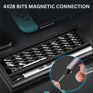 Rechargeable Electric Power Screwdriver Magnetic Cordless Screw Driver Precision Bit Set Ausie Sales