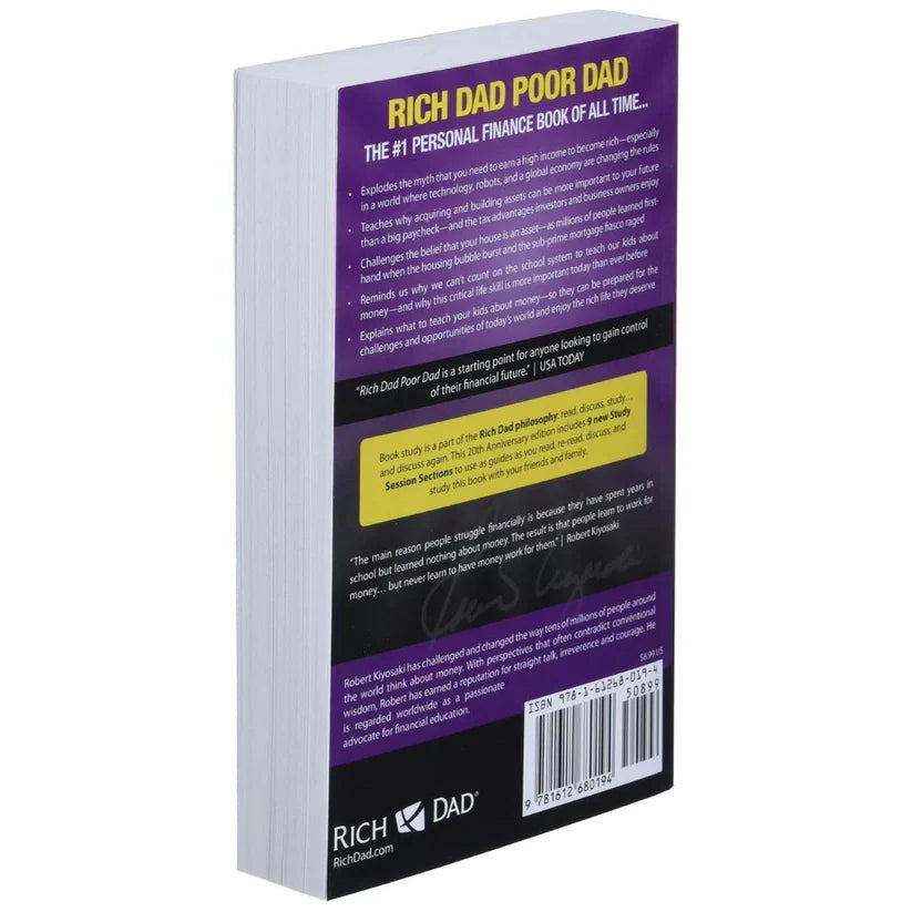 Rich Dad Poor Dad by Robert Kiyosaki Paperback Book Ausie Sales