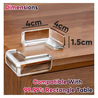 Safety Clear Desk Edge Soft Protectors Table Corner Cushion Baby Child Guard Ausie Sales