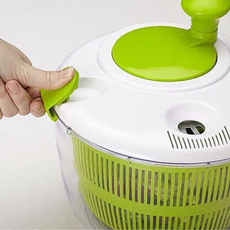 Salad Spinner Vegetable Serving Bowl Container Lettuce Salad Leaves Washer Dryer Ausie Sales