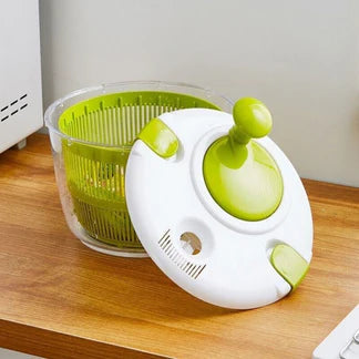 Salad Spinner Vegetable Serving Bowl Container Lettuce Salad Leaves Washer Dryer Ausie Sales