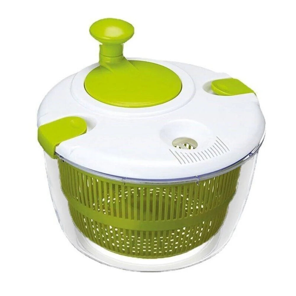 Salad Spinner Vegetable Serving Bowl Container Lettuce Salad Leaves Washer Dryer Ausie Sales