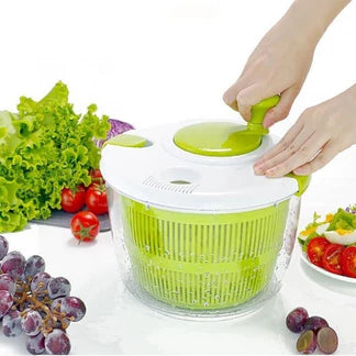 Salad Spinner Vegetable Serving Bowl Container Lettuce Salad Leaves Washer Dryer Ausie Sales