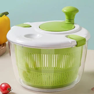 Salad Spinner Vegetable Serving Bowl Container Lettuce Salad Leaves Washer Dryer Ausie Sales