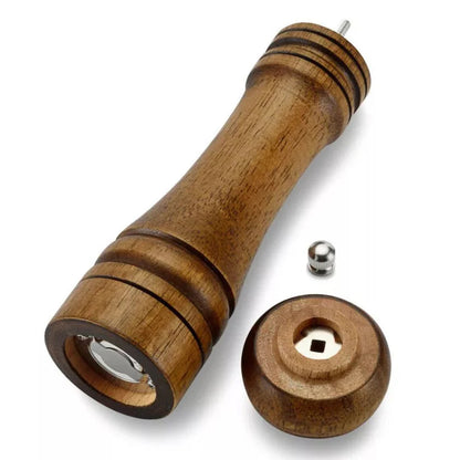 Salt Pepper Grinder Oak Mill Manual Multipurpose Bottle Cruet Kitchen Tools Ausie Sales