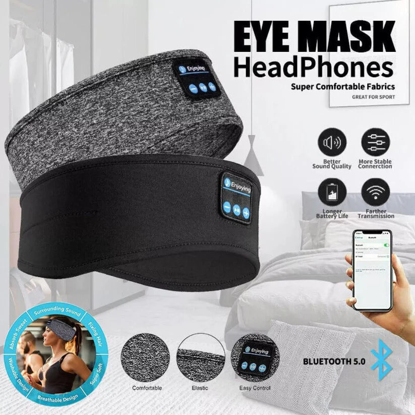 Sleep Headphones Wireless Bluetooth Sleeping Headband With Detachable Speaker Ausie Sales