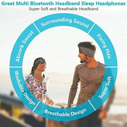 Sleep Headphones Wireless Bluetooth Sleeping Headband With Detachable Speaker Ausie Sales