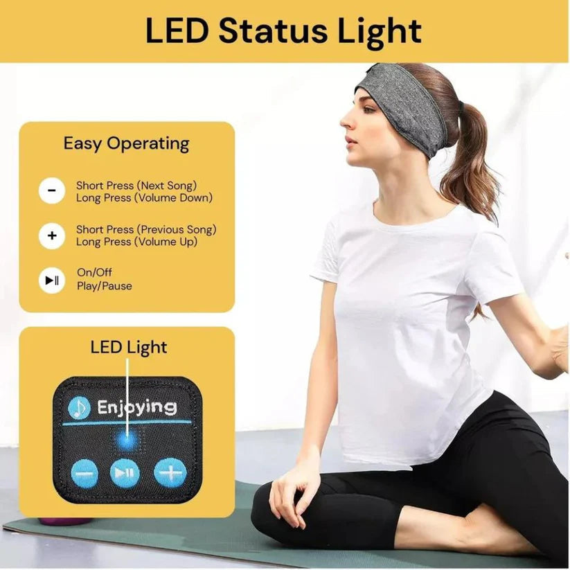 Sleep Headphones Wireless Bluetooth Sleeping Headband With Detachable Speaker Ausie Sales