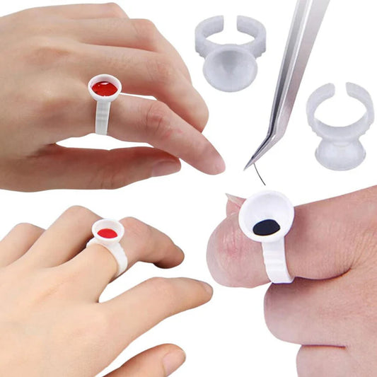 TATTOO Ink Plastic Cup Rings S/L Pigment Pots For Cosmetic Microblading & Tattooing Ausie Sales