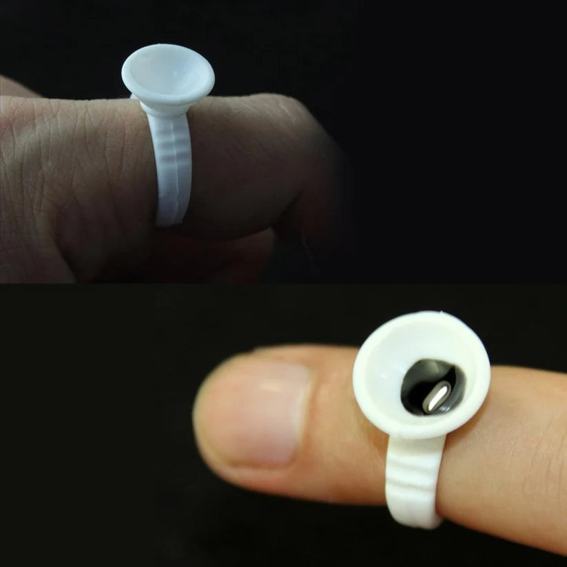 TATTOO Ink Plastic Cup Rings S/L Pigment Pots For Cosmetic Microblading & Tattooing Ausie Sales