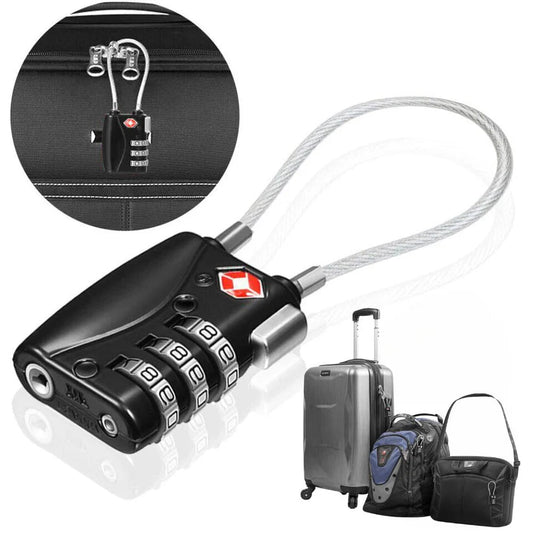 TSA Security 3 Combination Travel Suitcase Code Lock Padlock Luggage Bag Ausie Sales