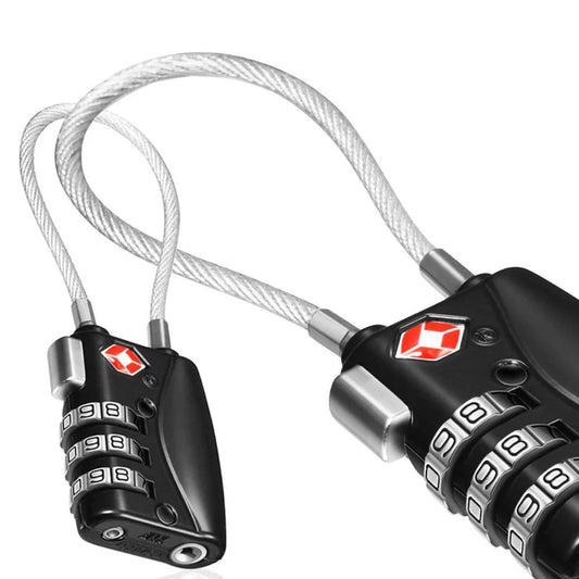 TSA Security 3 Combination Travel Suitcase Code Lock Padlock Luggage Bag Ausie Sales