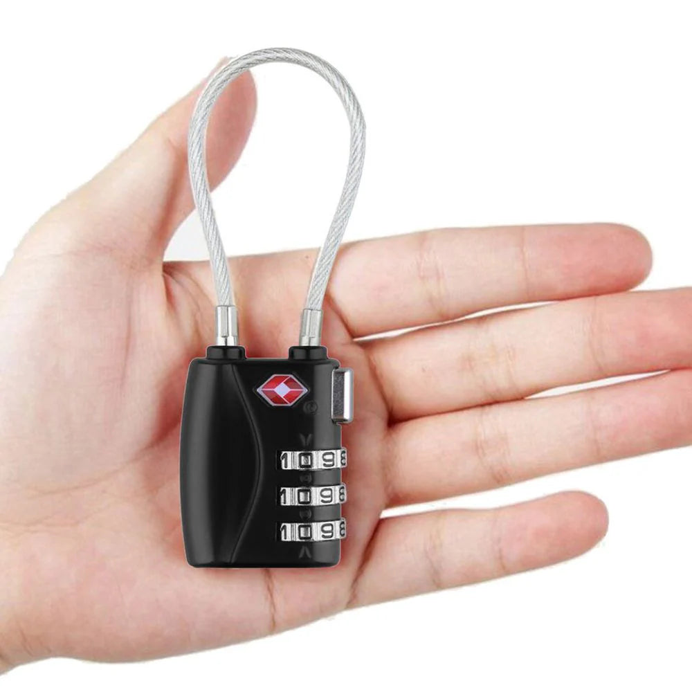TSA Security 3 Combination Travel Suitcase Code Lock Padlock Luggage Bag Ausie Sales