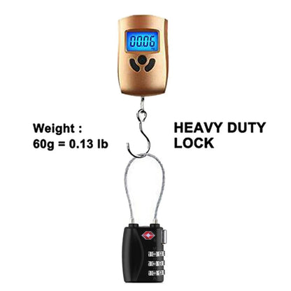 TSA Security 3 Combination Travel Suitcase Code Lock Padlock Luggage Bag Ausie Sales